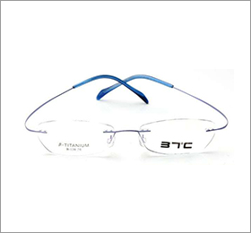 37℃眼镜架B-138 C6蓝